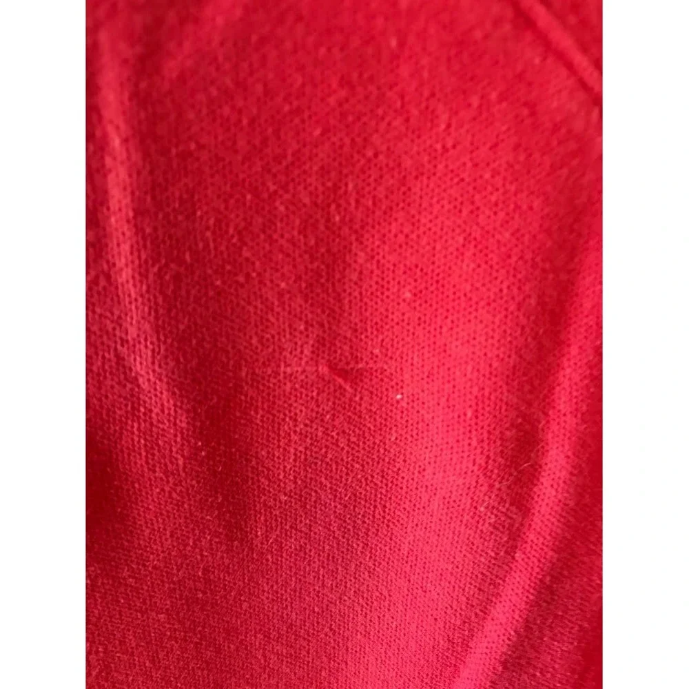 Nike Golf Polo Shirt Mens XL Red Short Sleeve Swoosh Logo Pique Sportswear l0390